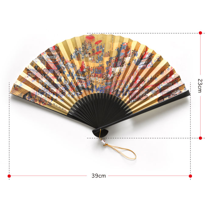 宮脇賣扇庵 扇子〈祇園祭絵図〉｜Ki-Yan Stuzio ONLINE