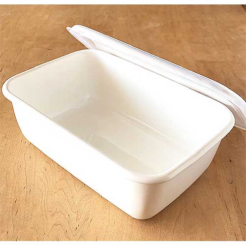 野田琺瑯 琺瑯容器レクタングル深型S｜キッチンパラダイス