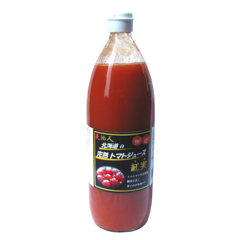 天地人トマトジュース紅実 （クミ）無塩1000ml【TKSタングロン