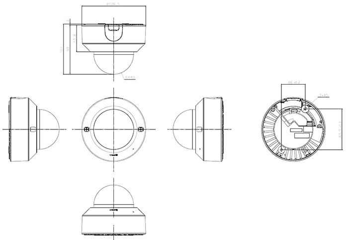 パナソニック i-PRO WV-S2136LUX ドーム型AIカメラ 2MP 屋内用 株式