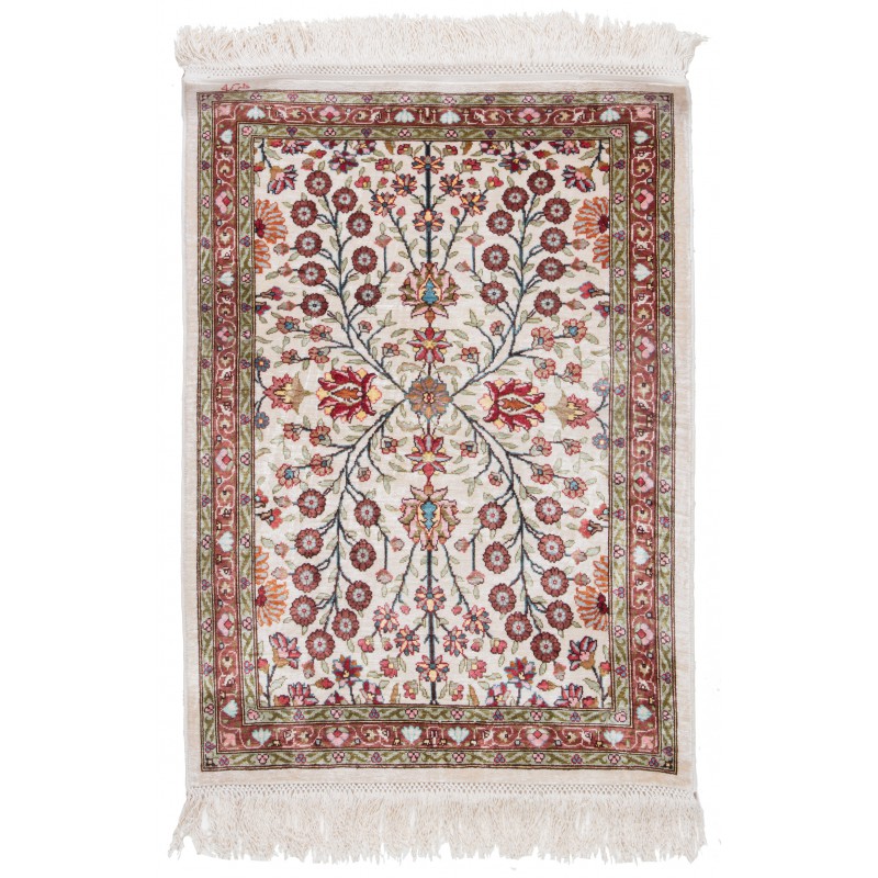 青山キリムハウス ヘレケ ヘレケシルク絨毯 C28117