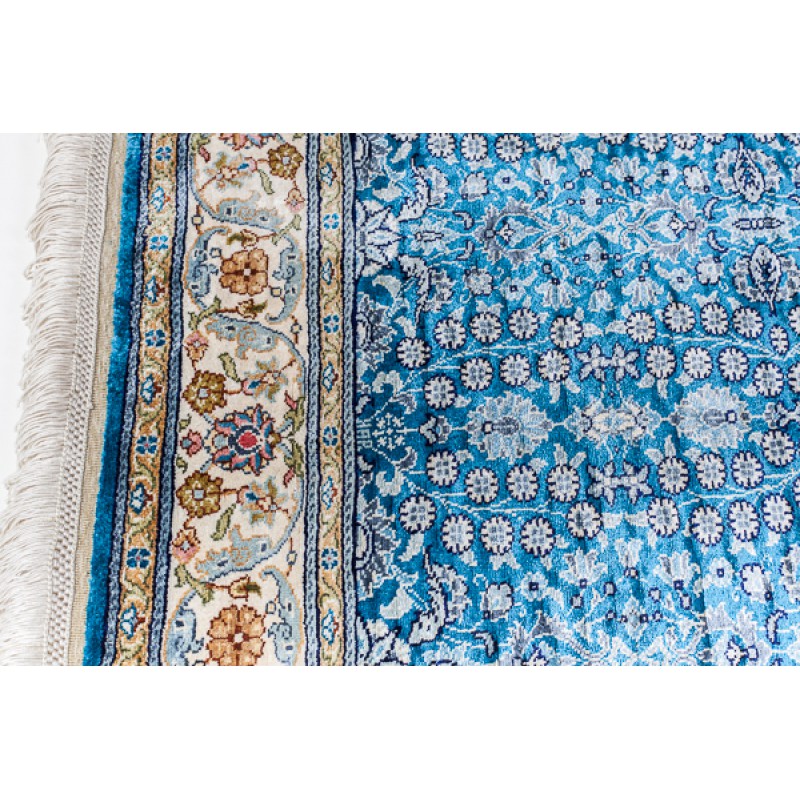 青山キリムハウス カイセリシルク絨毯 C28113