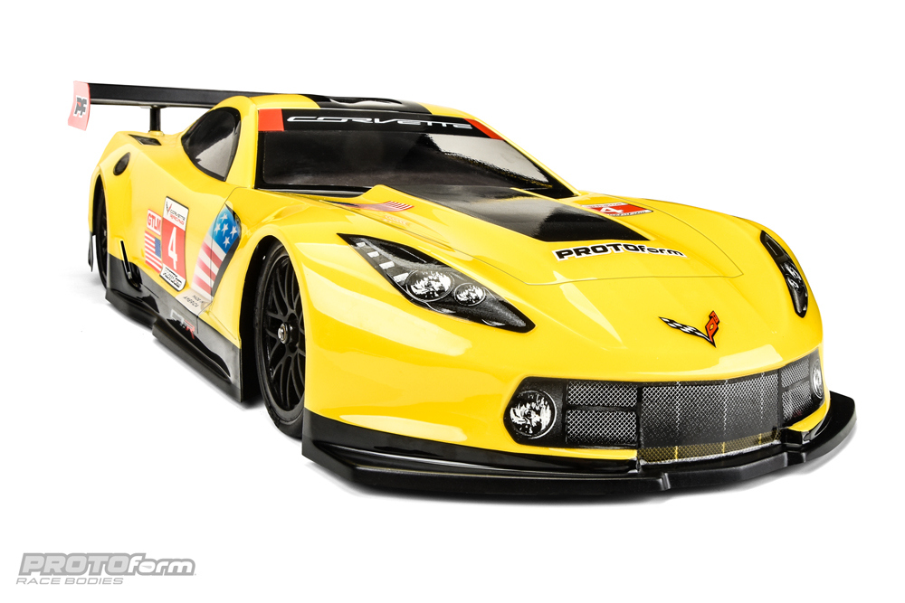 1/10スケール シボレーコルベット C7.Rボディー