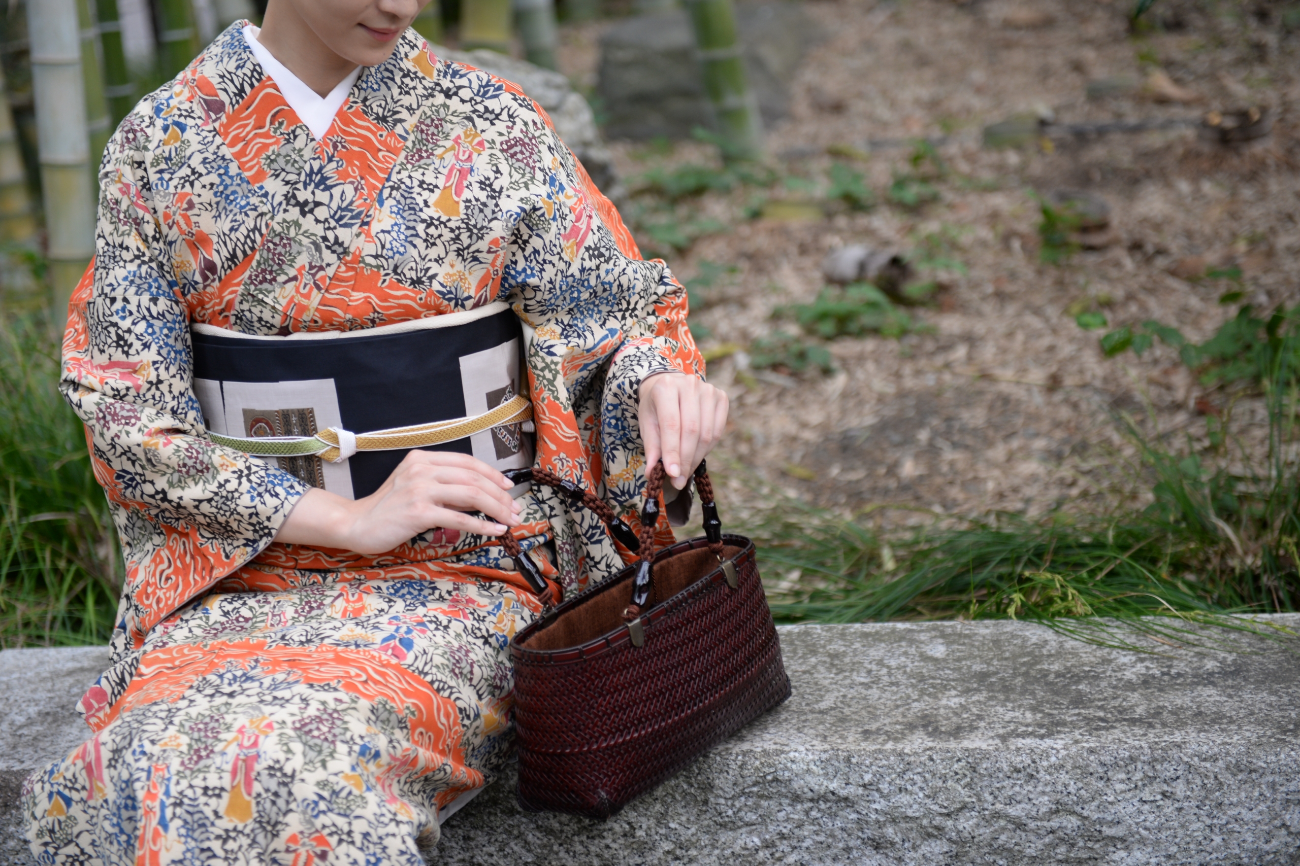 銀座【帯3330】西陣 今河織物製「木屋太」袋帯 – 銀座きもの青木