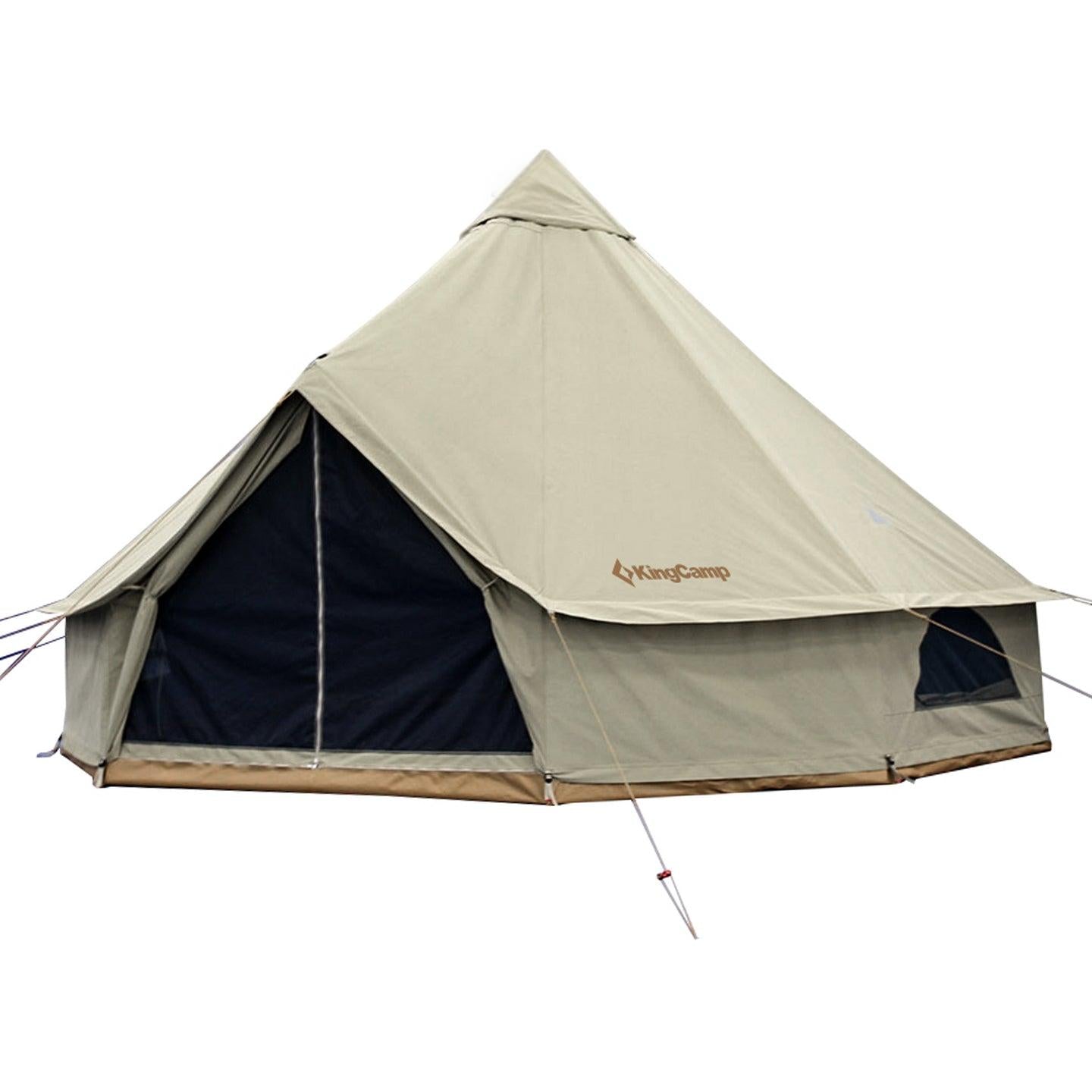 KingCamp Khan 500 T/C Cotton 6-8 person 4-Season Glamping Tent