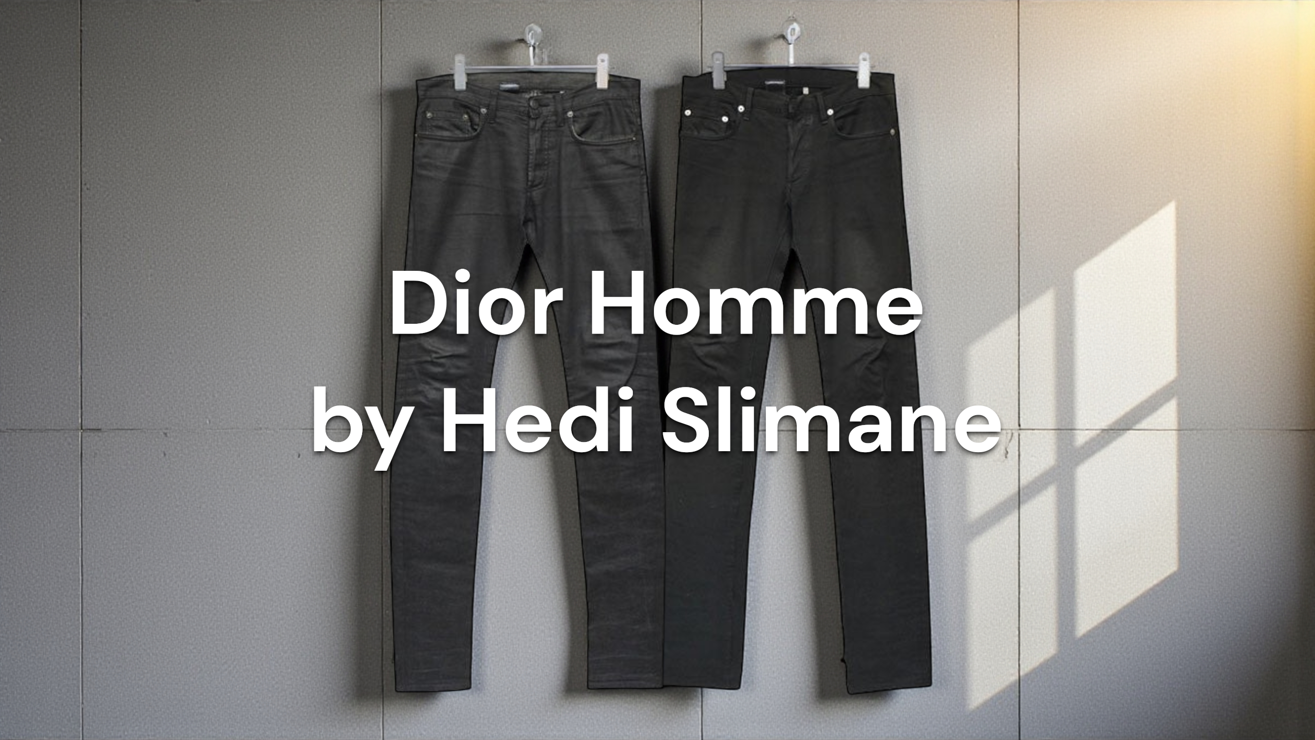 新入荷】Dior Homme by Hedi Slimane 07SS/07AW コーティングスキニー