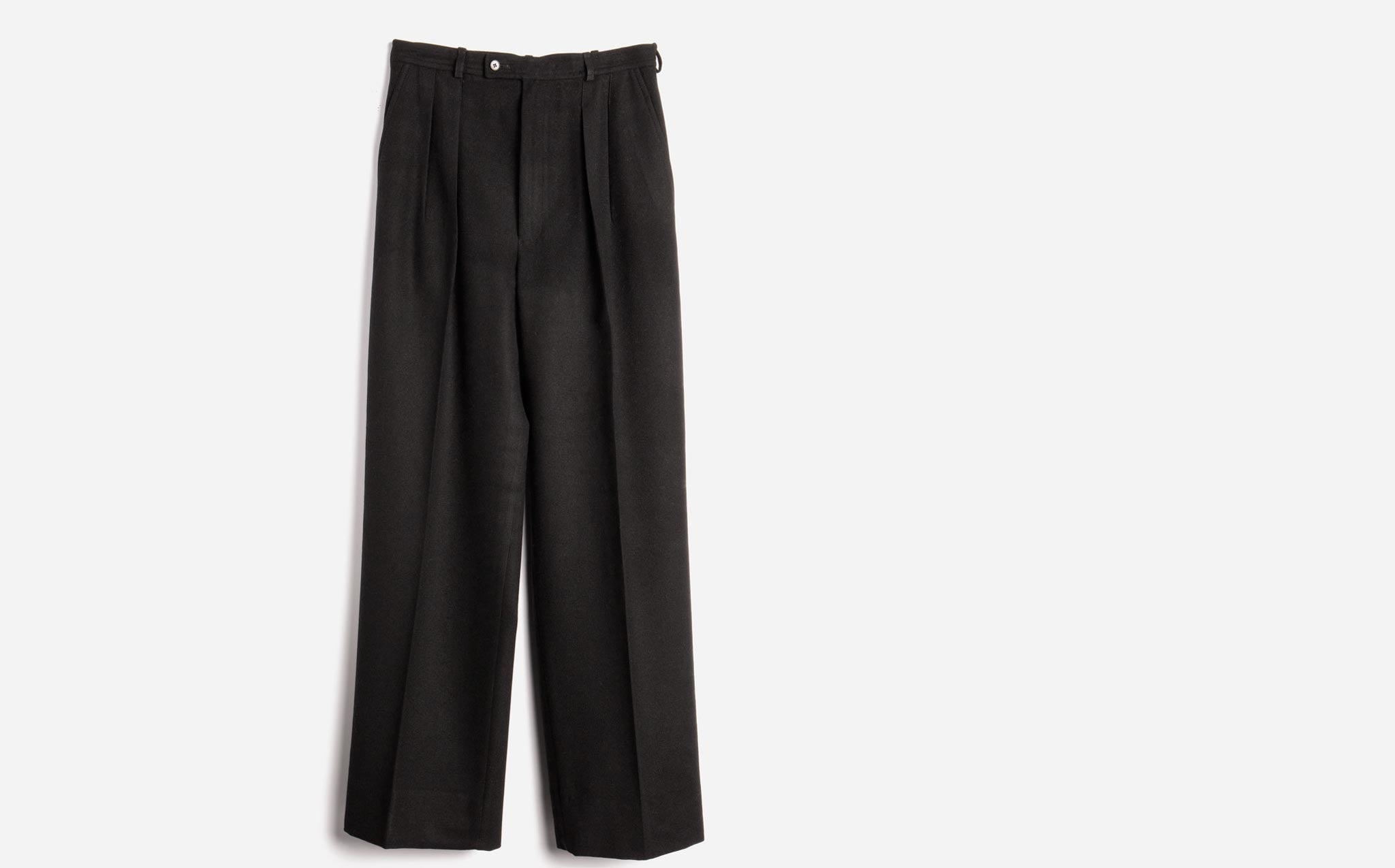 1960's Yves Saint Laurent Wool Trousers | Kindred Black