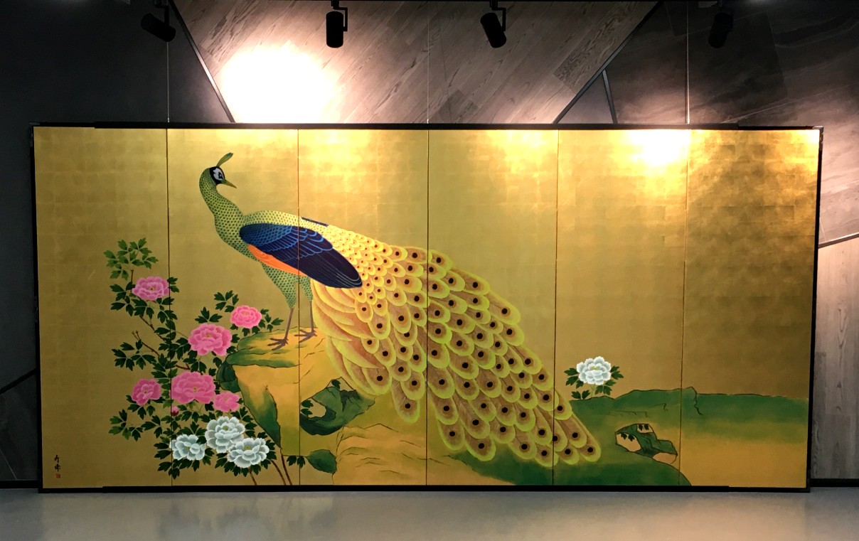 金屏風 日本画金屏風絵 の通販(通信販売)/製造 御子柴屏風店