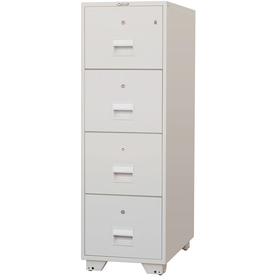 日本アイ・エス・ケイ 1時間耐火ファイリングキャビネット A4対応 4段