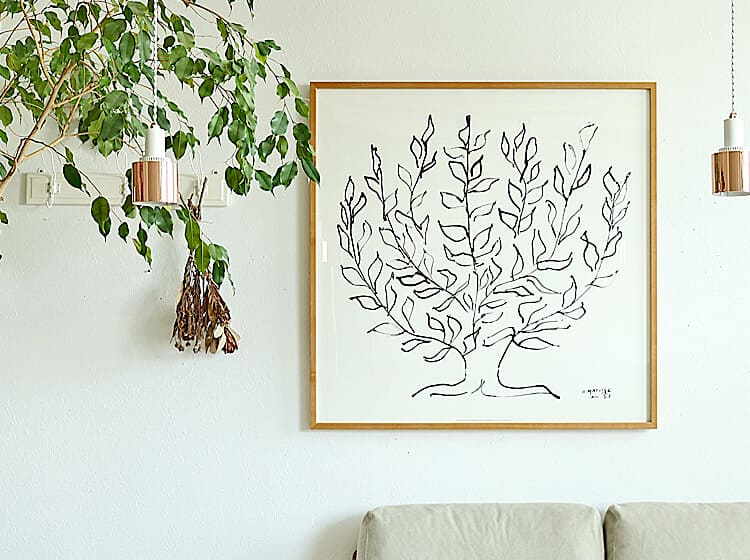 アートポスター Henri Matisse「低木」 ラージサイズ｜北欧