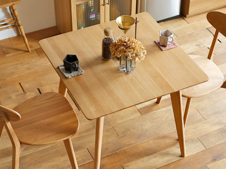 ダイニングテーブル RIVER（リバー）幅80cmタイプ｜北欧・ヴィンテージ