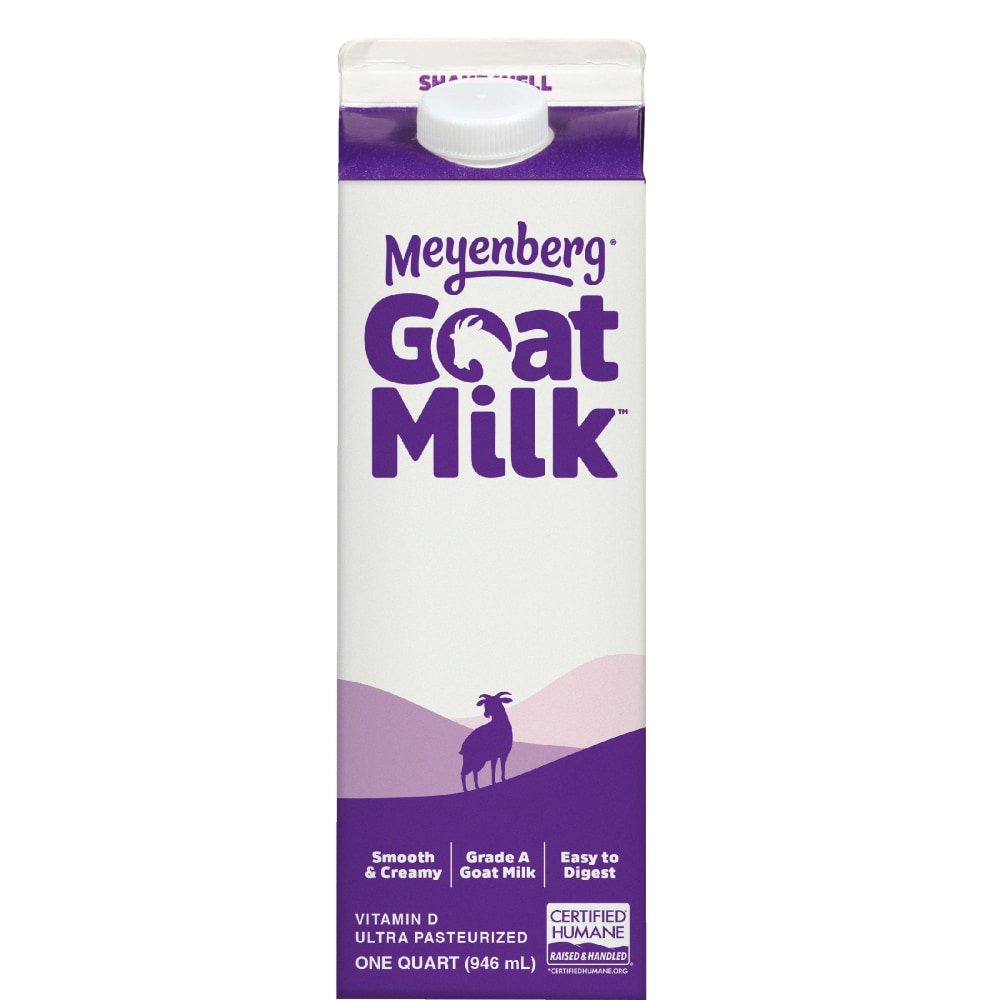 Meyenberg Fresh Whole Goat Milk, Quart, Certified Humane, Kosher