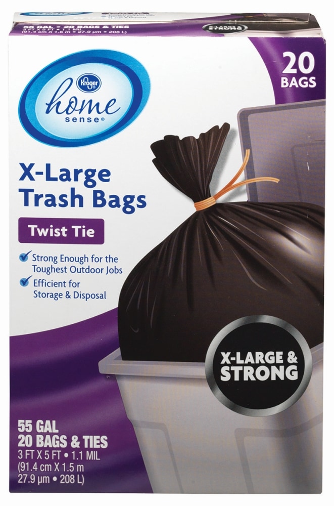 Kroger® Super Size Trash Bags, 20 ct/55 gal - City Market