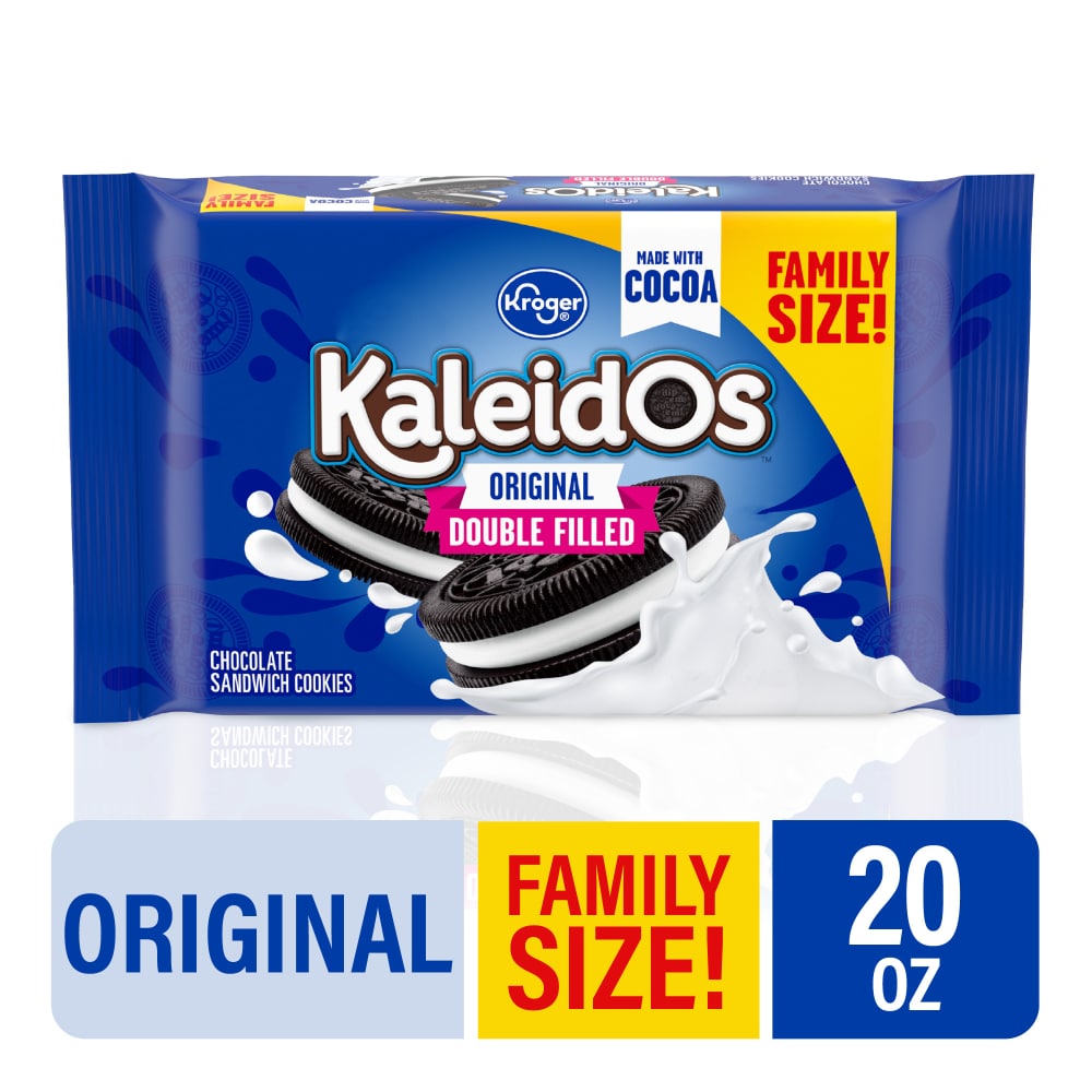 Kroger® Kaleidos Original Double Filled Chocolate Sandwich Cookies