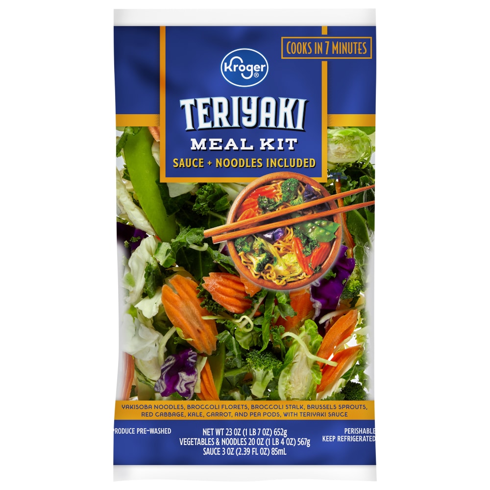 Kroger® Teriyaki Meal Kit With Noodles, 23 oz - Kroger