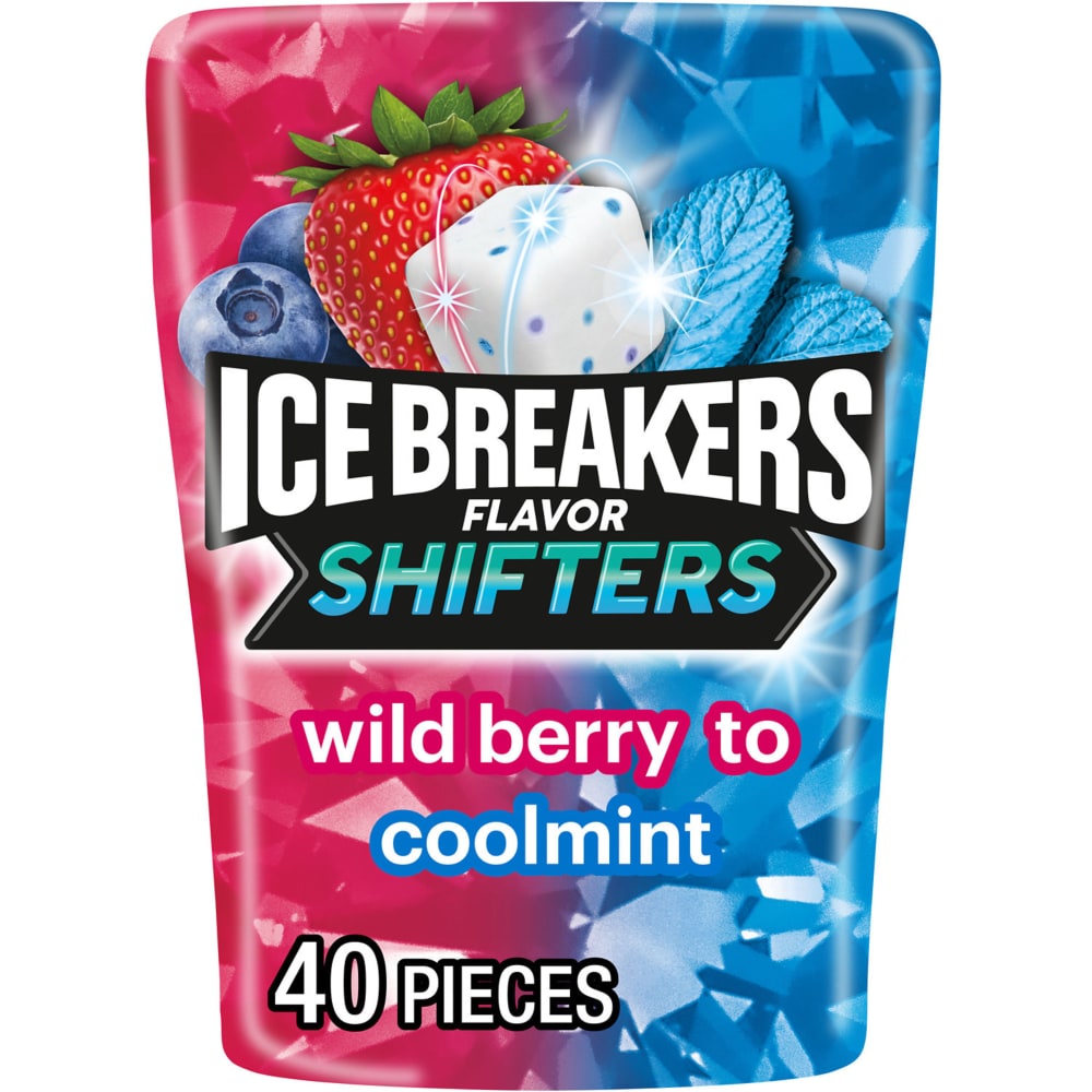 ICE BREAKERS Flavor Shifters Wild Berry to Coolmint Flavored Sugar