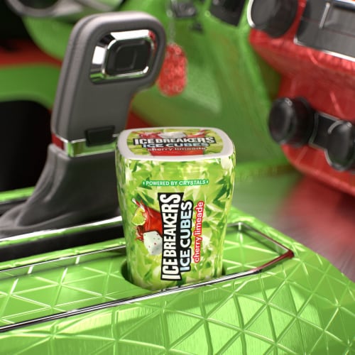 ICE BREAKERS Ice Cubes Cherry Limeade Flavored Sugar Free Chewing