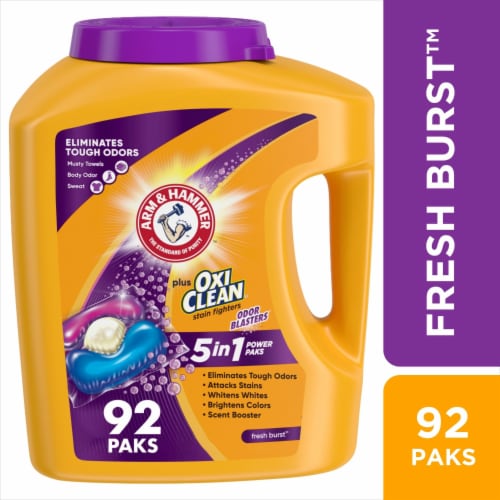 ARM & HAMMER Plus OxiClean with Odor Blasters 5-in-1 Laundry