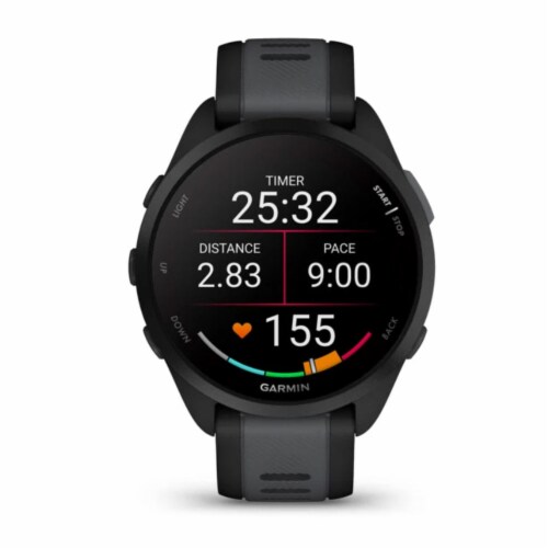 Garmin Forerunner 165 Smart Watch - Black/Slate Gray, 1 ct - Fred