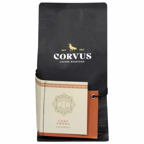 Corvus Coffee Roasters Casa Negra Colombia Whole Bean Coffee, 12