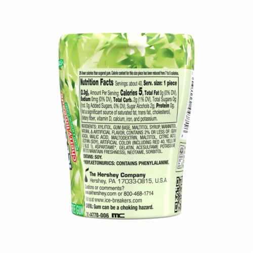 ICE BREAKERS Ice Cubes Cherry Limeade Flavored Sugar Free Chewing