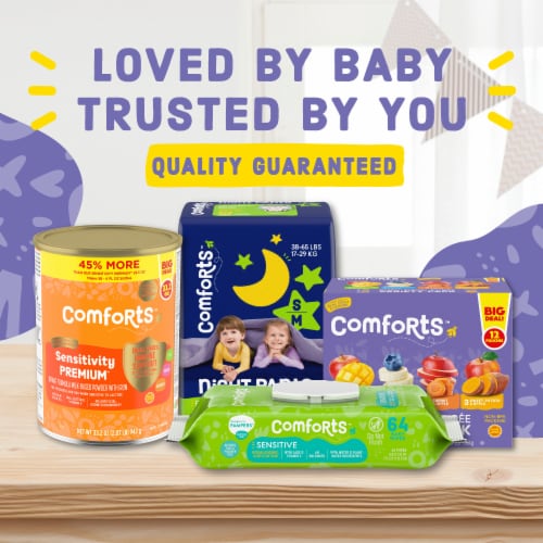 Comforts™ Clean Scent Baby Wipes, 72 count - Kroger