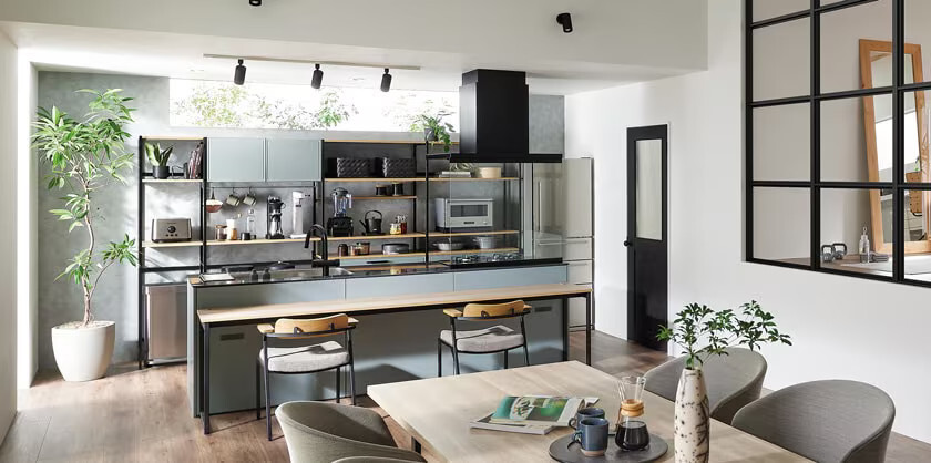 魅せる暮らしを提供するシステムキッチン「Noct ノクト」｜LIXIL