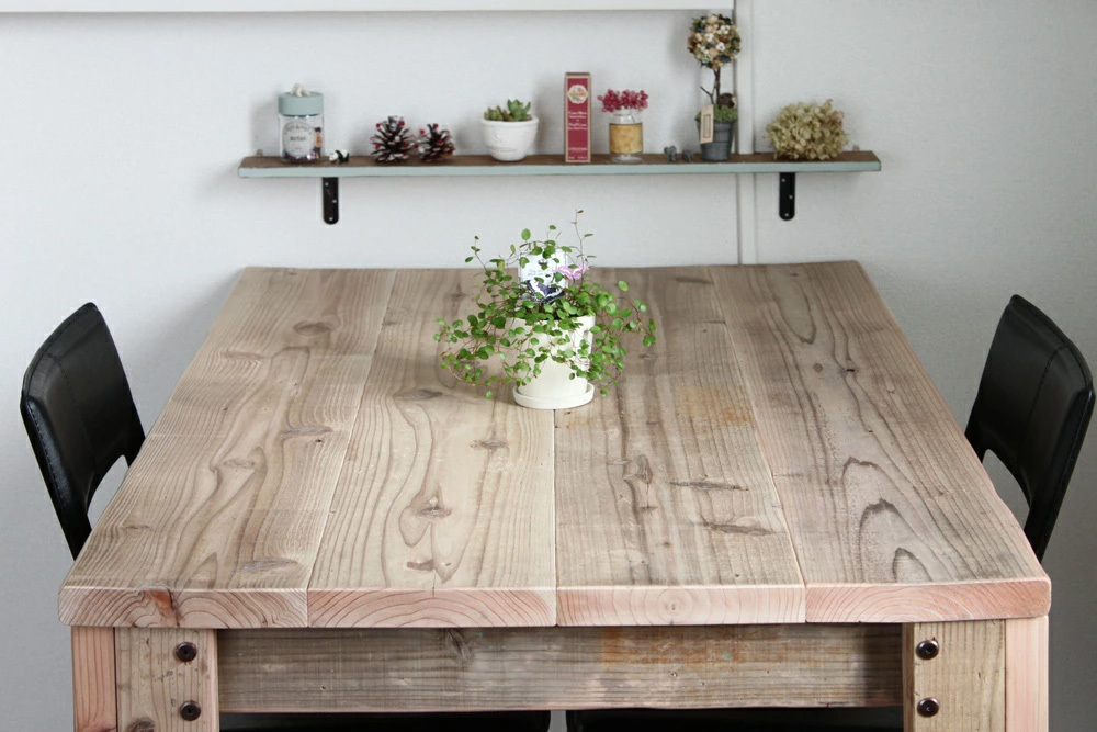 OLD ASHIBA（足場板古材）Aタイプテーブル ダイニングテーブル 什器