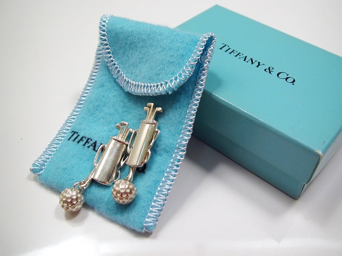 ティファニーのゴルフモチーフカフリンクス | 東京世田谷の買取専門店