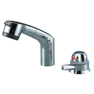 サーモスタット式洗髪シャワー：MS2370U15-#P｜洗面用水栓：台付洗髪