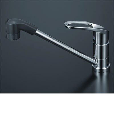 シングルシャワー付混合栓：KM5011TF｜キッチン用水栓：台付1穴