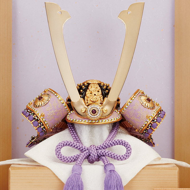 出世飾 絆の兜 律（りつ） - 雛人形（ひな人形）、五月人形なら京都島津