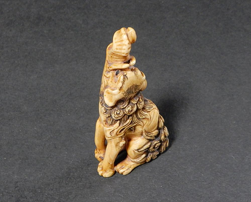 根付 獏 象牙 | 【骨董品買取】日本全国対応・老舗骨董店の古美術やかた