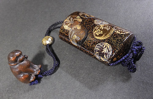 印籠 松立斎 達栄 蒔絵 ＜箱付＞ 販売 | 【骨董品買取】日本全国対応