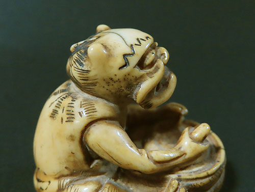 根付 販売・鬼の洗濯 根付 | 【骨董品買取】日本全国対応・老舗骨董店