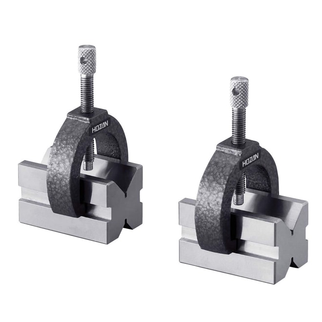 K-53 Vブロック（2個入・専用クランプ付）【HOZAN】 ホーザン株式会社