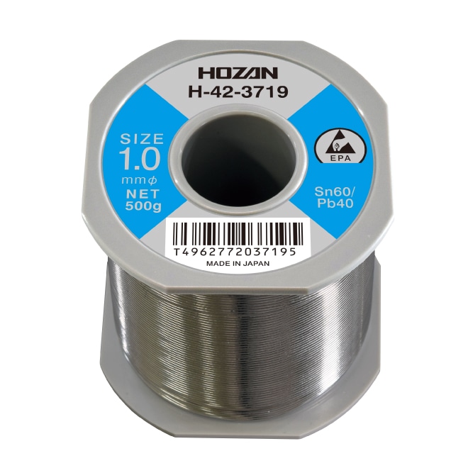 HS-314 ハンダ（Sn-3Ag） 1.0mmφ・400g【HOZAN】 ホーザン株式会社