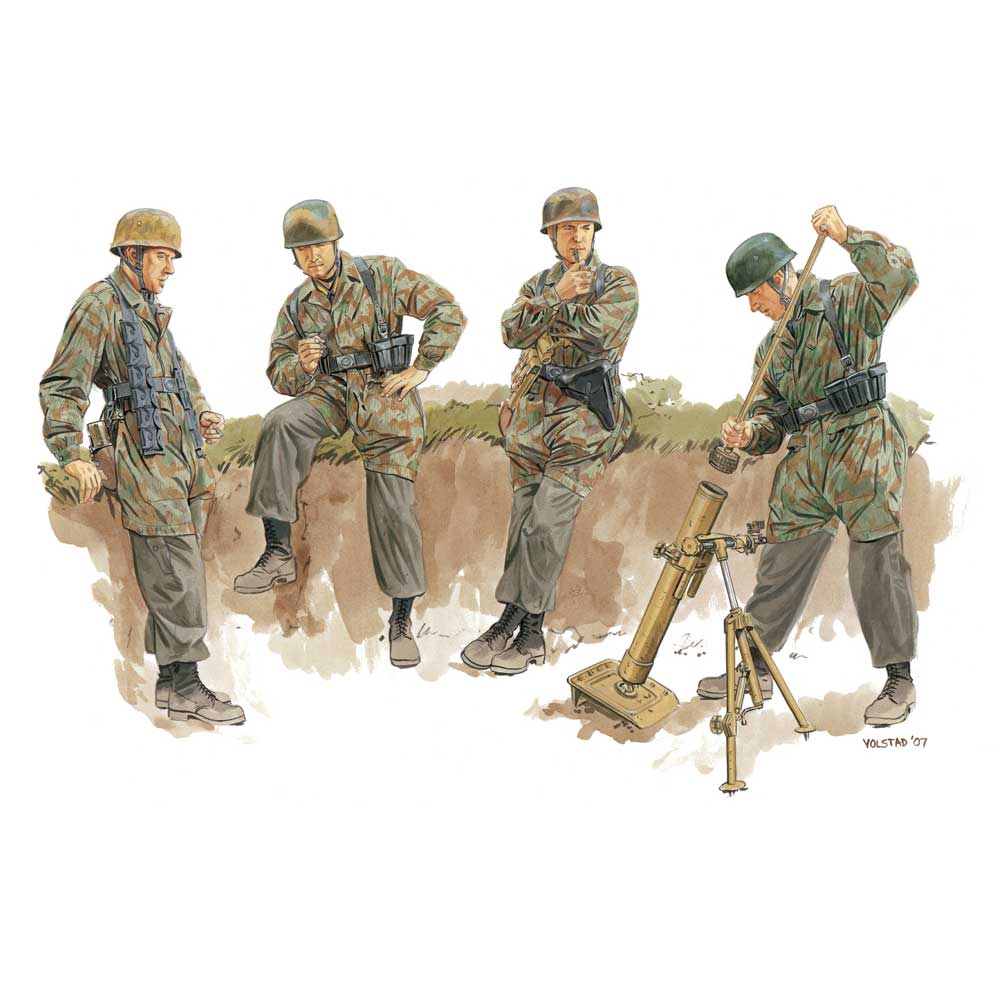 1/35ドイツ兵8体完成品