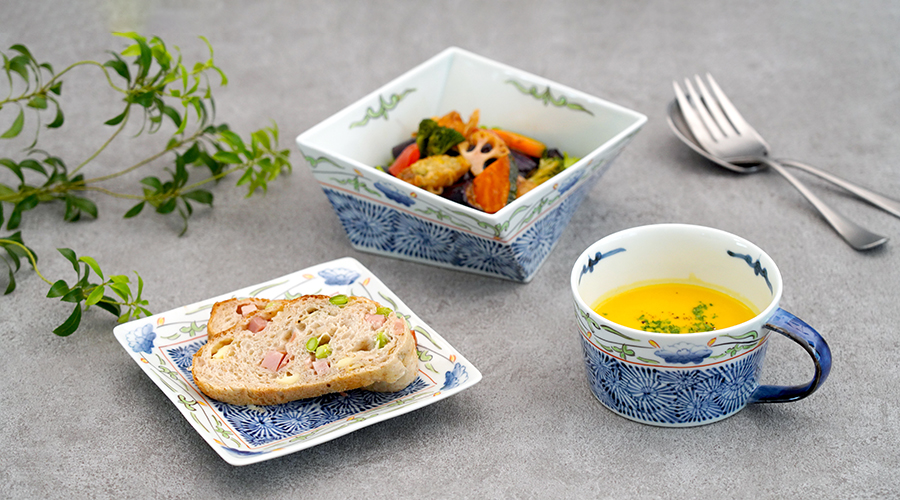 エキゾチック＆モダンな染付で人気の有田焼 窯元 そうた窯さんの和食器
