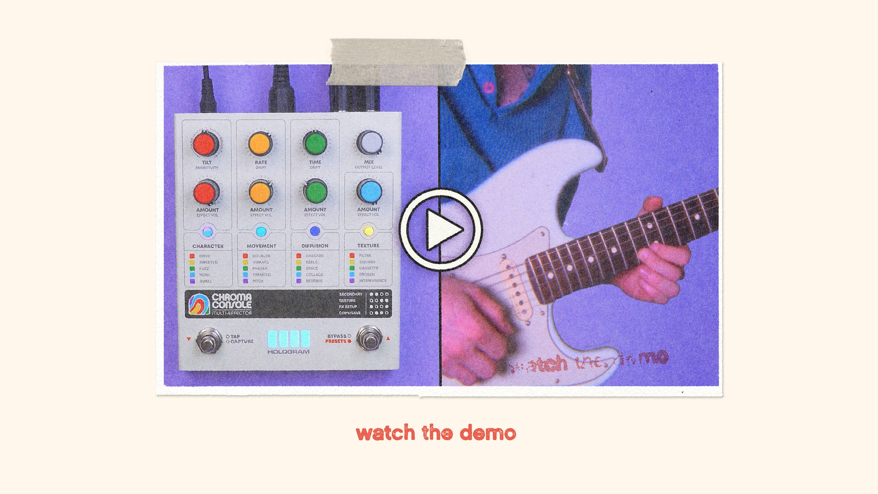 Chroma Console | A Colorful Suite of Effects – Hologram Electronics