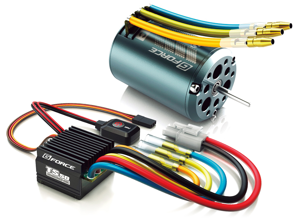 ブラシレスG Force Super Fast 13.5TをTT-01に付けてみた