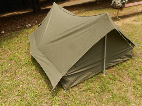 フランス軍 F1テント ベージュ メッシュあり フランス軍 F1テント