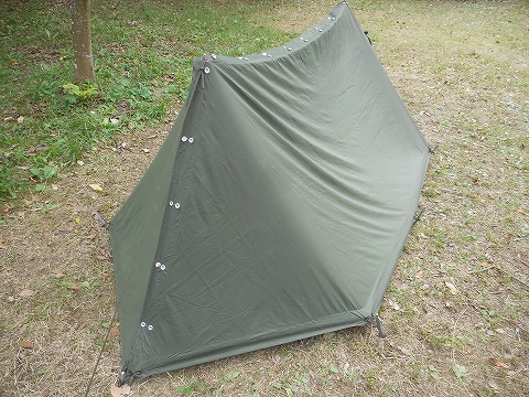 オーストリア軍 ライトパップテントシート2枚組 （訳アリ品） ハテナ堂