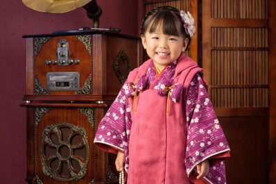 3歳 青梅（男児袴コーデ） | つくば市のレトロ七五三撮影ハイカラ