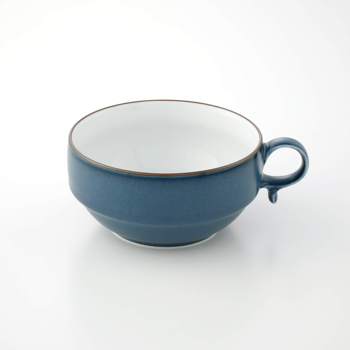S型スープボール(大) オールドブルーマット | 白山陶器直営オンライン