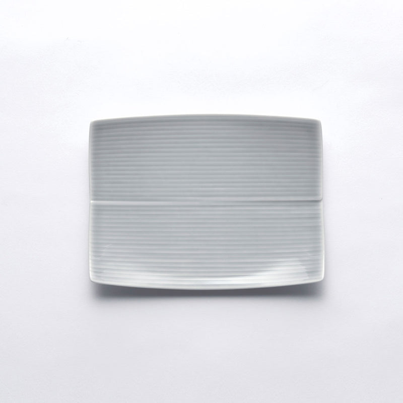 長方皿 長方皿(中) グレイ | 白山陶器直営オンラインストア