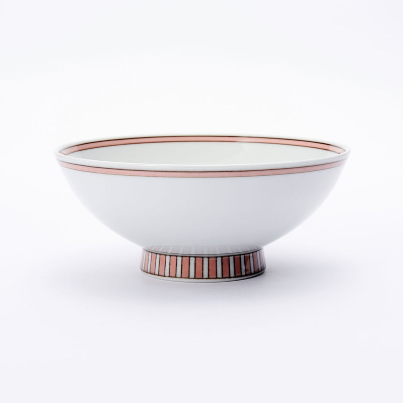 紀の川 5寸飯碗 赤 | 白山陶器直営オンラインストア