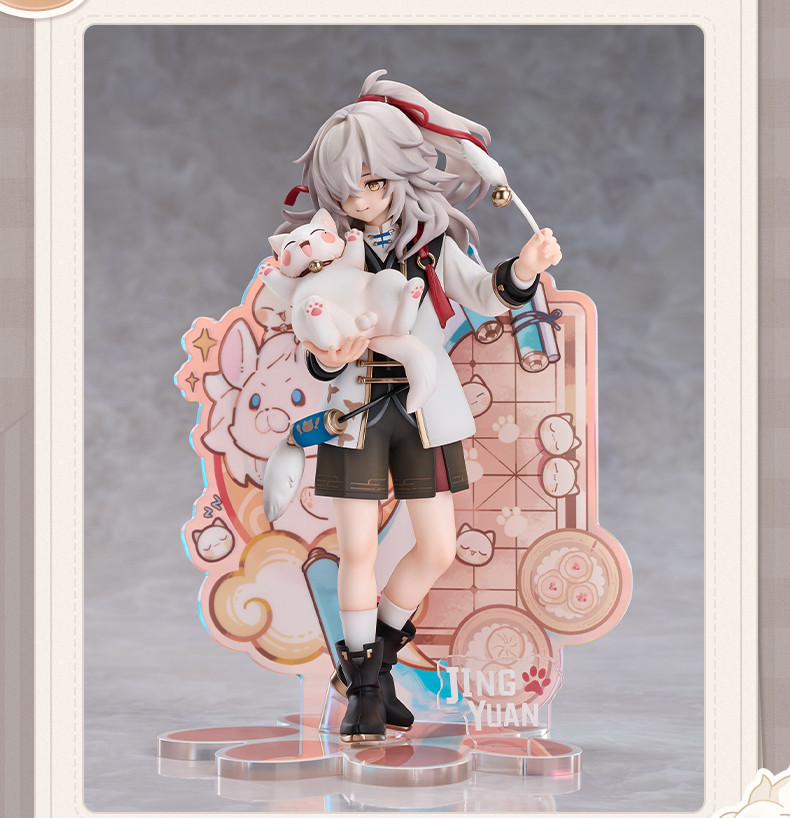 崩壊：スターレイル ちびねこ 景元フィギュア 特典バッジ付き【予約