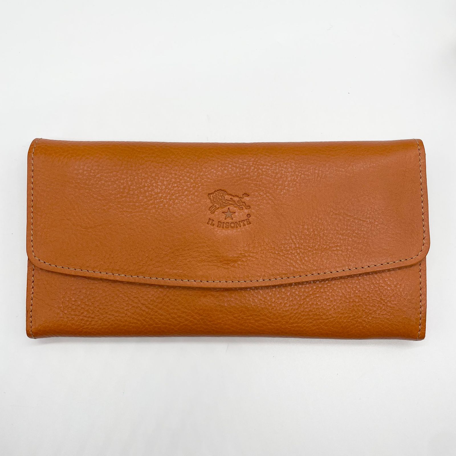 IL BISONTE - ロングウォレット/スナップボタン長財布/ヤケヌメ