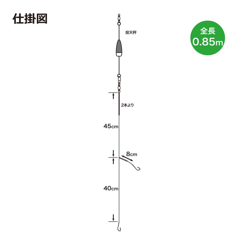 投げ竿セット 複数本 スマイルシップ かんたんコンパクト投げセット